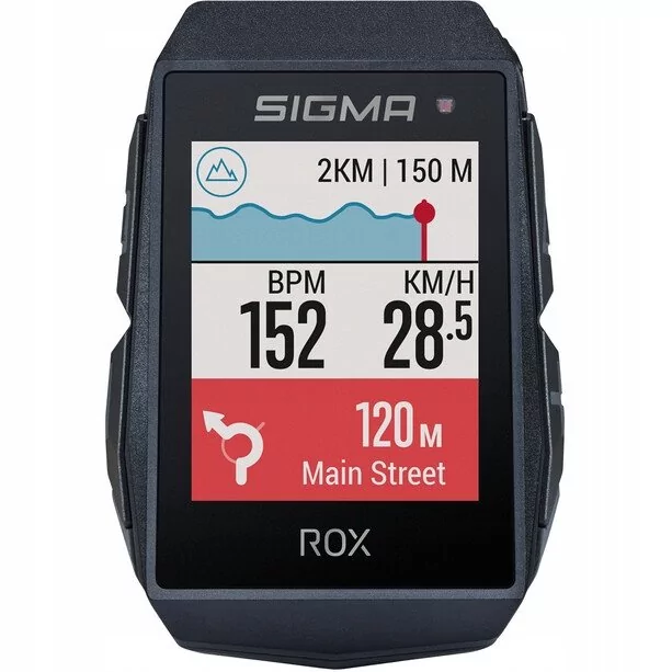 Sigma SPORT SPORT ROX 11.1 Evo Bike Computer Set incl. Bracket + HR + Speed/Cadence Sensor, biały 2022 Urządzenia GPS