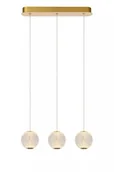 Lampy sufitowe - Lucide Cintra 13499/12/60 lampa wisząca zwis 3x12,6W LED 2700 złota - miniaturka - grafika 1