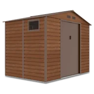 Altany ogrodowe - Domek Na Narzędzia Montreal 9X6 Walnut - miniaturka - grafika 1