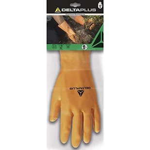 Delta Plus Rękawice z Grubego Lateksu - 30 Cm kolor pomarańczowy 10/11 DPVE450OR10 DPVE450OR10 - Rękawice robocze - miniaturka - grafika 1