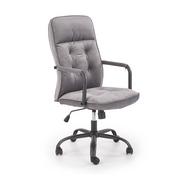 Fotele i krzesła biurowe - Fotel Biurowy Tkanina Colin Halmar Popielaty - miniaturka - grafika 1