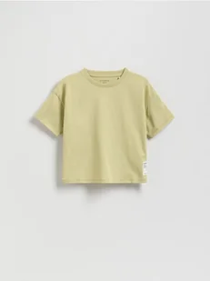 Reserved - T-shirt z naszywką - zielony - Bluzki dla niemowląt - miniaturka - grafika 1