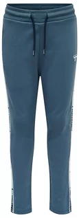 Spodnie i spodenki dla chłopców - Hummel Spodnie dresowe "Chuck" w kolorze niebieskim - grafika 1