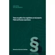 Prawo - Wydawnictwo Uniwersytetu Gdańskiego Views on quality of tax regulations on real.. Anna Drywa, Svetlana Mironova - miniaturka - grafika 1