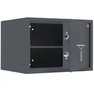 Sejfy i kasy pancerne - Sejf biurowy VALBERG Arsenał 30 certyfikat klasa S1 z zamkiem kluczowym kolor grafitowy RAL 7024 - miniaturka - grafika 1