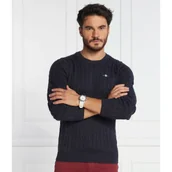 Swetry męskie - Gant Sweter | Regular Fit - miniaturka - grafika 1