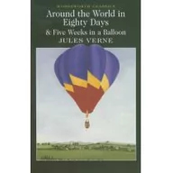 Książki podróżnicze - Wordsworth Editions Limited Around the world in 80 days &amp; five weeks in a balloon - dostawa od 3,49 PLN - miniaturka - grafika 1