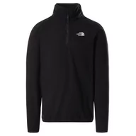 Bluzy sportowe męskie - Bluza The North Face Men's Glacier Quarter-Zip Fleece 0A5IHPJK31 - czarna - miniaturka - grafika 1