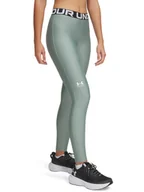 Spodnie sportowe damskie - Under Armour Legginsy funkcyjne w kolorze zielonym - miniaturka - grafika 1