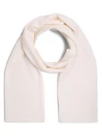 Apaszki i szaliki damskie - Marie Lund - Damski szalik z czystego kaszmiru, biały|beżowy - miniaturka - grafika 1