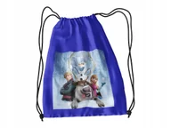 Worki na buty - WOREK DO SZKOŁY WF/BUTY KRAINA LODU + IMIĘ - miniaturka - grafika 1