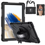 Etui do tabletów - D-Pro 360 Armor etui pancerne z uchwytem na rękę i paskiem na ramię do Samsung Galaxy Tab A8 (SM-X200 / SM-X205 / SM-X207) 2022 - miniaturka - grafika 1