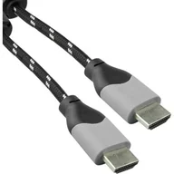Kable - Kabel DPM HDMI to HDMI 4K v. 2.0 3 m czarno-biały (BMHD4K30) (5906881212455) - miniaturka - grafika 1