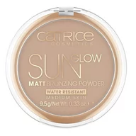 Pudry do twarzy - Catrice Puder Brązujący Sun Lover Glow 030 Medium Bronze CAT73282 - miniaturka - grafika 1
