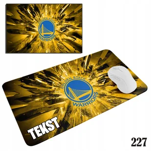 PODKŁADKA POD MYSZKĘ MYSZ WZORY DO WYBORU - NBA STATE WARRIORS 29x36cm - Podkładki pod mysz - miniaturka - grafika 1