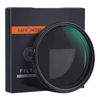 KF Filtr szary 72mm REGULOWANY ND8-ND128 fader PRO - Kamery cyfrowe - akcesoria - miniaturka - grafika 1