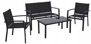 MEBLE OGRODOWE ZESTAW komplet na taras ogród STÓŁ fotele sofa - Meble ogrodowe - miniaturka - grafika 1