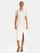 Sukienki - Patrizia Pepe Sukienka koktajlowa 8A1596/A701-W409 Écru Regular Fit - miniaturka - grafika 1