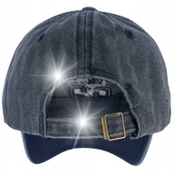 Czapki i chusty sportowe męskie - Granatowa Czapka z daszkiem baseballówka vintage uniwersalna - miniaturka - grafika 1
