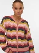 Swetry damskie - Vero Moda Kardigan ze wzorem - miniaturka - grafika 1