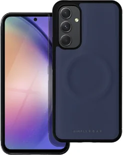 Etui na telefon komórkowy Roar Mag Morning Case z wykończeniem z ekoskóry, granatowe iPhone 13 Pro Max - Etui i futerały do telefonów - miniaturka - grafika 1