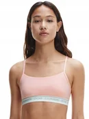 Biustonosze - CALVIN KLEIN BIUSTONOSZ MIĘKKI GŁADKI Z LOGO S NMA - miniaturka - grafika 1