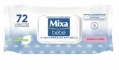 Chusteczki nawilżane - Mixa Bebe chusteczkic Hipoalergiczne nawilżane 1 x 72 szt. - miniaturka - grafika 1