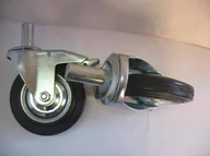 Drabiny - Koło Z Hamulcem Do Rusztowania Warszawskiego 200Mm - miniaturka - grafika 1