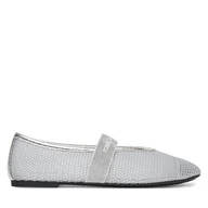 Baleriny - Baleriny KARL LAGERFELD KL40125 Srebrny - miniaturka - grafika 1