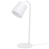 Lampy stojące - King Home Lampa biurkowa FLAMING TABLE biała MT7097-1.WHITE - miniaturka - grafika 1