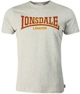 Koszulki męskie - T-shirt Lonsdale CLASSIC szary-M - miniaturka - grafika 1