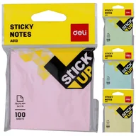 Gadżety  do biura - Notes samoprzylepny notatnik organizer Deli 76mm*76mm 100 kartek - miniaturka - grafika 1