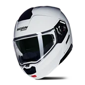 Kaski motocyklowe - Kask Szczękowy Nolan N90-3 Złamany BiałyXS - miniaturka - grafika 1