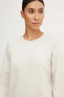Bluzy damskie - Columbia bluza damska kolor beżowy z aplikacją - miniaturka - grafika 1