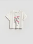 Bluzki dla niemowląt - Reserved - T-shirt z nadrukiem - złamana biel - miniaturka - grafika 1