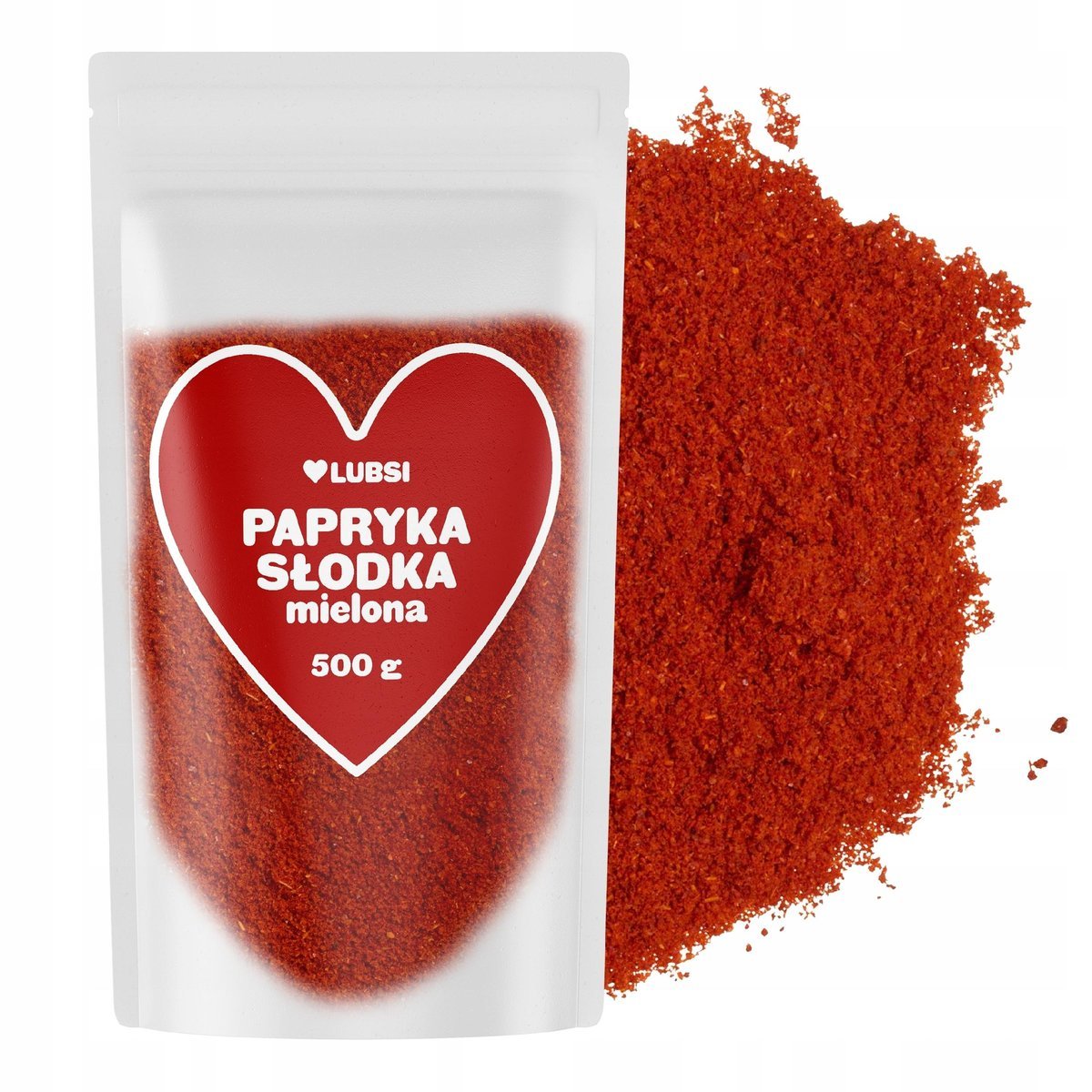 Papryka słodka mielona przyprawa 500g LUBSI aromatyczna czerwona jakość