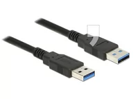 Kontrolery - DeLOCK Kabel Usb Am-am 3.0 1,5m czarny - miniaturka - grafika 1