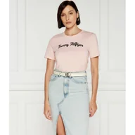 Koszulki i topy damskie - Tommy Hilfiger T-shirt | Regular Fit - miniaturka - grafika 1