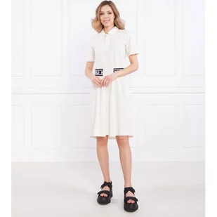 Karl Lagerfeld Sukienka pique - Sukienki - miniaturka - grafika 1