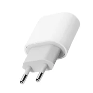 Ładowarki do telefonów - Ładowarka sektorowa USB typu C Power 3A Bezpieczne ładowanie — biała - miniaturka - grafika 1