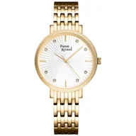 Zegarki damskie - Zegarek Damski Pierre Ricaud P22079.1193Q CYRKONIE złoty - miniaturka - grafika 1