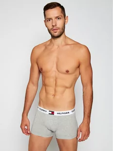 Tommy Hilfiger Bokserki UM0UM01810 Szary Regular Fit - Majtki męskie - miniaturka - grafika 1