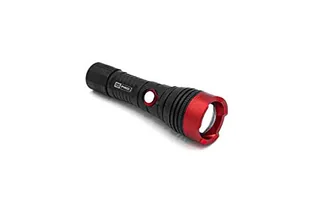 RS PRO F21 latarka LED czarna, czerwona, 600 lm, 163 mm - Latarki - miniaturka - grafika 1