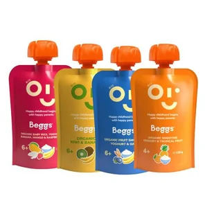 Beggs BIO Mix deserków owocowych zestaw, 4x 120g >> 0zł za wysyłkę przy zakupach od 149 zł << - Desery dla dzieci - miniaturka - grafika 1