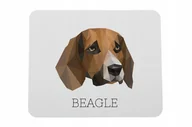 Podkładki pod mysz - Beagle geometryczny Podkładka pod mysz myszkę - miniaturka - grafika 1