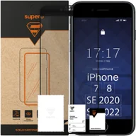 Szkła hartowane na telefon - Szkło hartowane Supero do iPhone 7/8/SE 2020/SE 2022, z czarną ramką - miniaturka - grafika 1