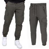 Odzież taktyczna i umundurowanie - Spodnie Alpha Industries Ripstop Jogger 116201 136 - Greyblack - miniaturka - grafika 1