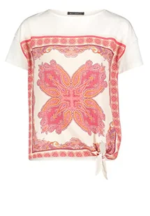 Betty Barclay T-shirt damski, biały/zielony, 40 - Koszulki i topy damskie - miniaturka - grafika 1