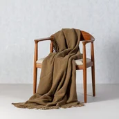 Koce - Pled Zelandia 140x200cm melange brown grey - miniaturka - grafika 1