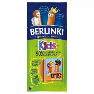 Berlinki Kids Kiełbasa 130 g - Kiełbasa i wędliny - miniaturka - grafika 1